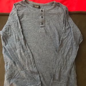 Zara Men’s Henley Long Sleeve Shirt